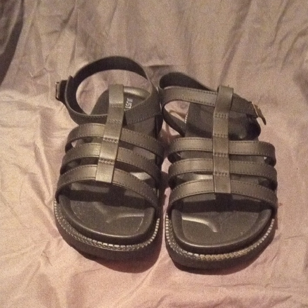 Just Be Kids Charcoal Sandals